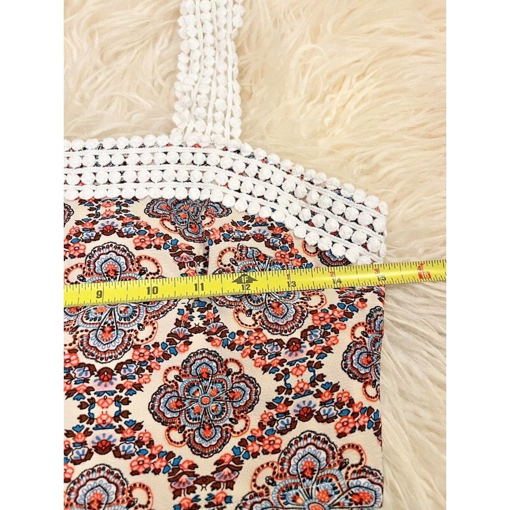 URBAN OUTFITTERS URMODA PAISLEY CROCHET CROP TOP BOHO FESTIVAL S - Picture 3 of 6